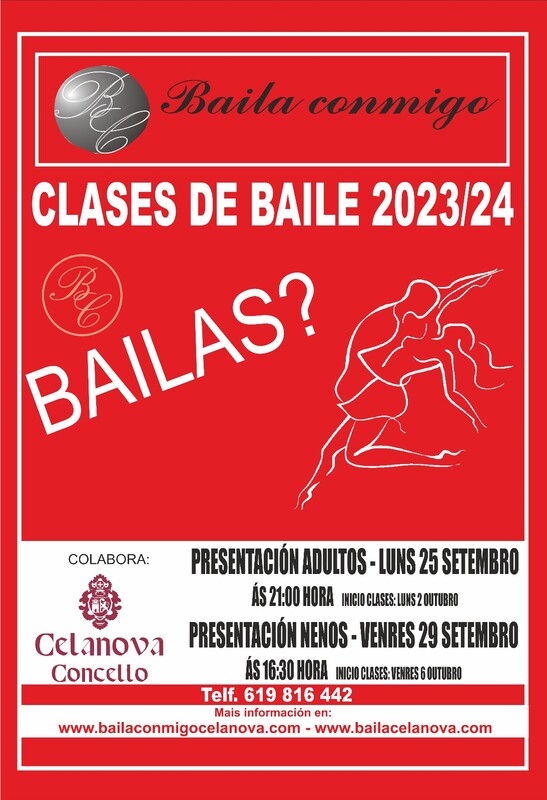 CLASES DE BAILE EN CELANOVA 2023/24